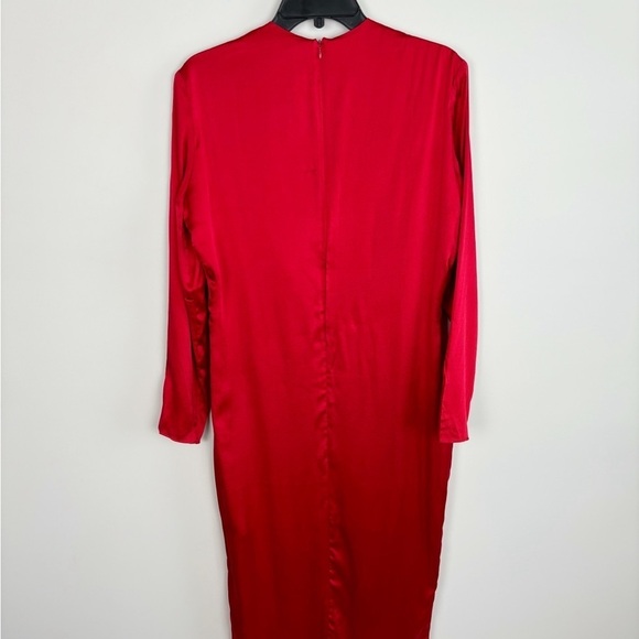 Mother of All Rose Midi Dress in Red Size L - Picture 6 of 15